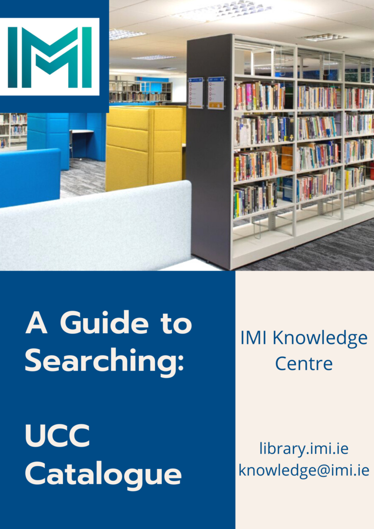 Library Guides – IMI Library